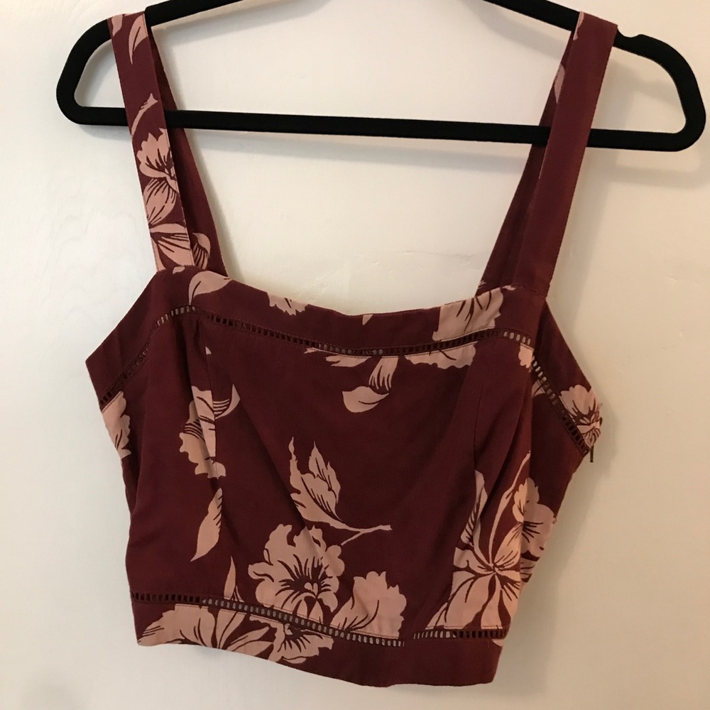 Tropical Crop & Pant Set